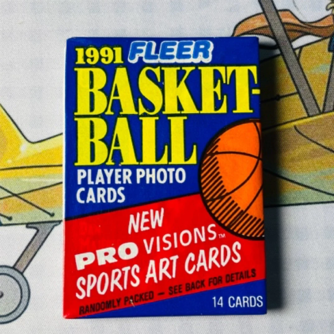 1991-92 fleer 泡泡糖 篮球球星卡 未成年禁止下单
