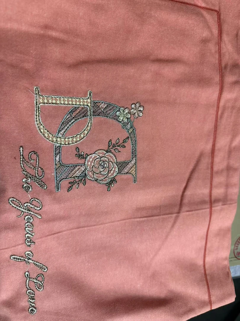 轻奢磨毛绣花整套