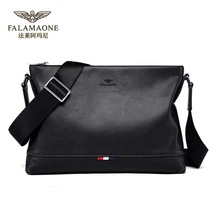 法莱阿玛尼包男新款时尚潮牌韩版多功能斜挎包休闲百搭潮流单肩包
