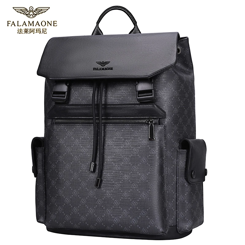 FALAMAONE/法莱阿玛尼新款男双肩包电脑包大容量礼物SJ327