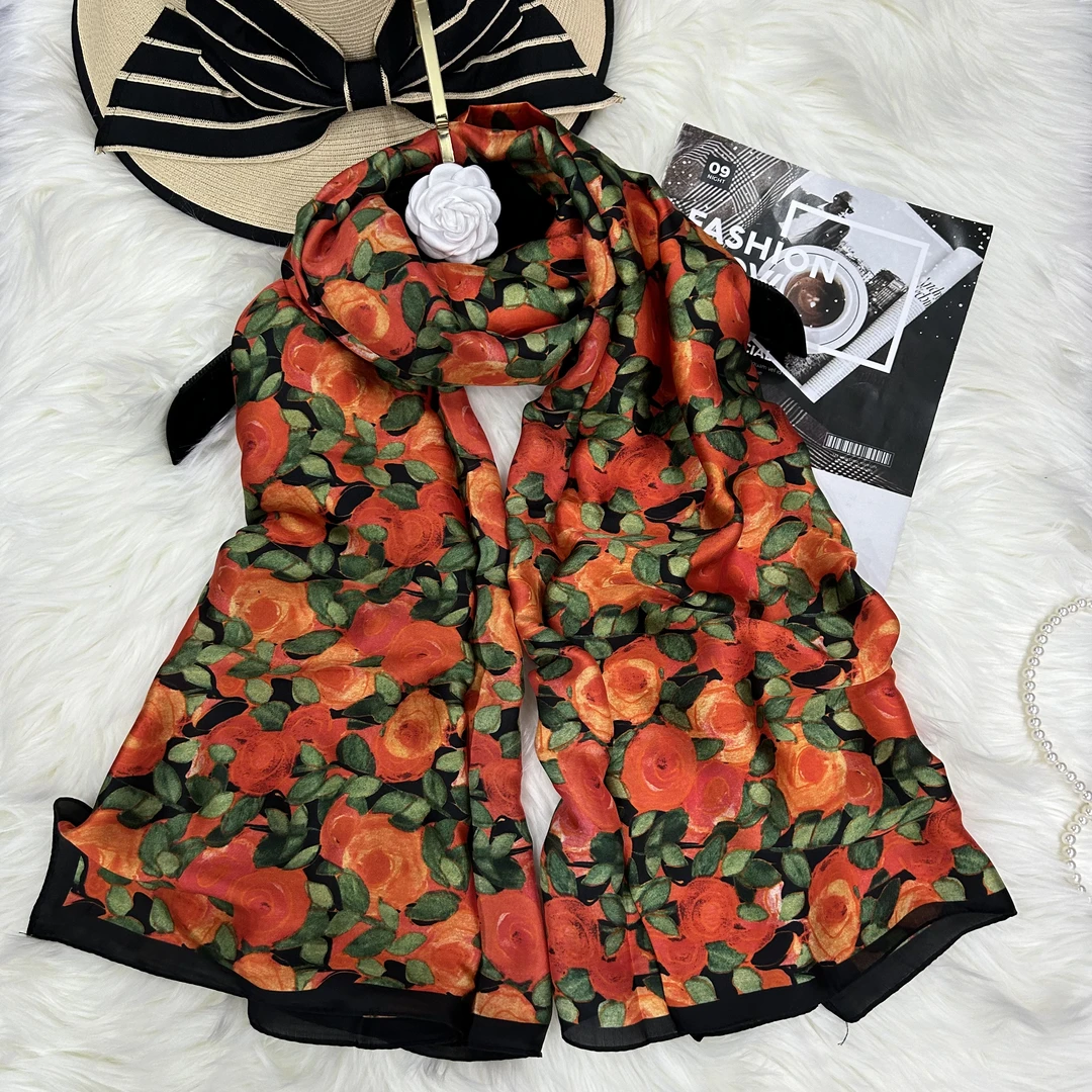 1-325  丽景缎90x180左右长巾