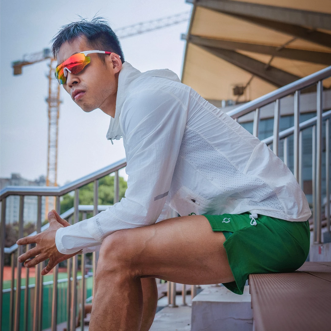 锐零运动功能性训练薄款外套肌理感连帽男女同款 防紫外线户外