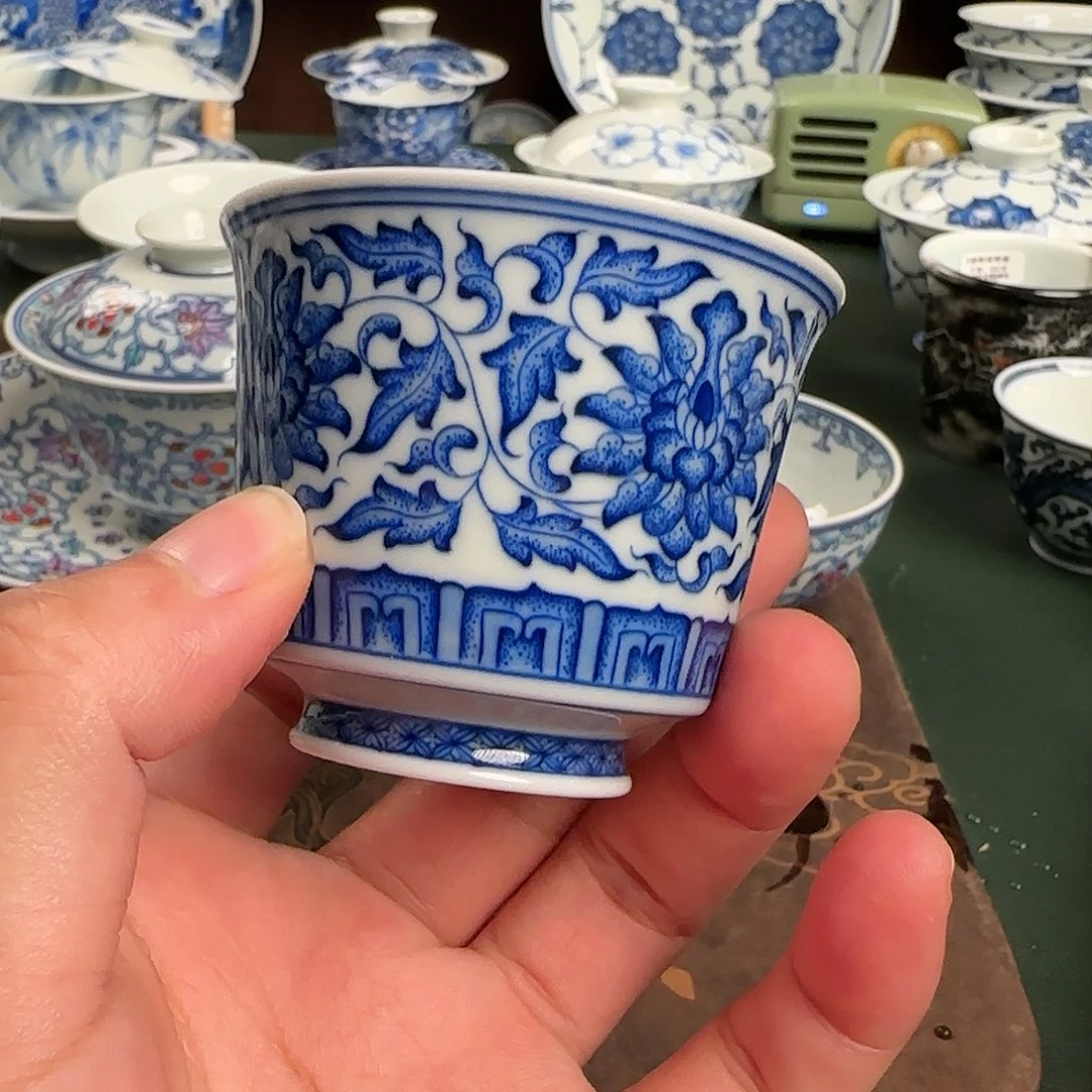 顾*丞纯手工手绘陶瓷茶具