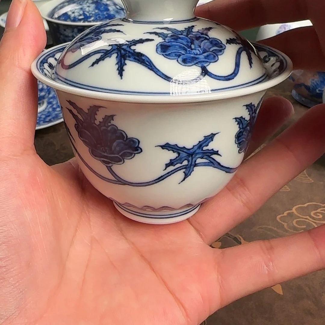 宇****亮纯手工手绘陶瓷茶具