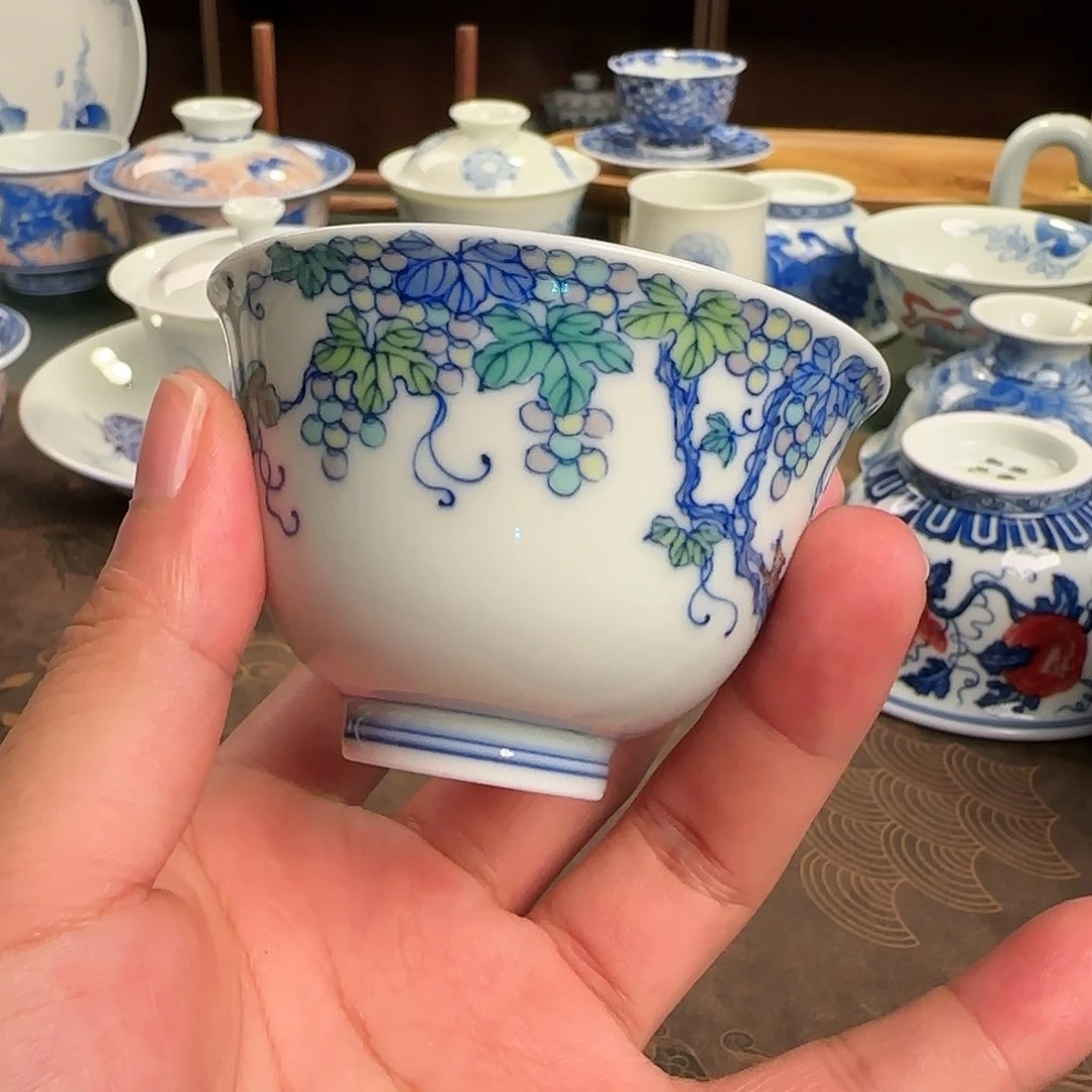 纯手工手绘陶瓷茶具