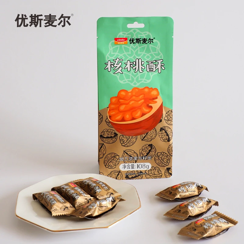 优斯麦尔 核桃酥 108g/袋*4 新疆礼物