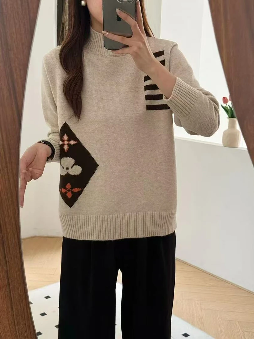 5065慵懒风内搭打底衫上衣秋冬款纯色显瘦打底长袖气质半高领