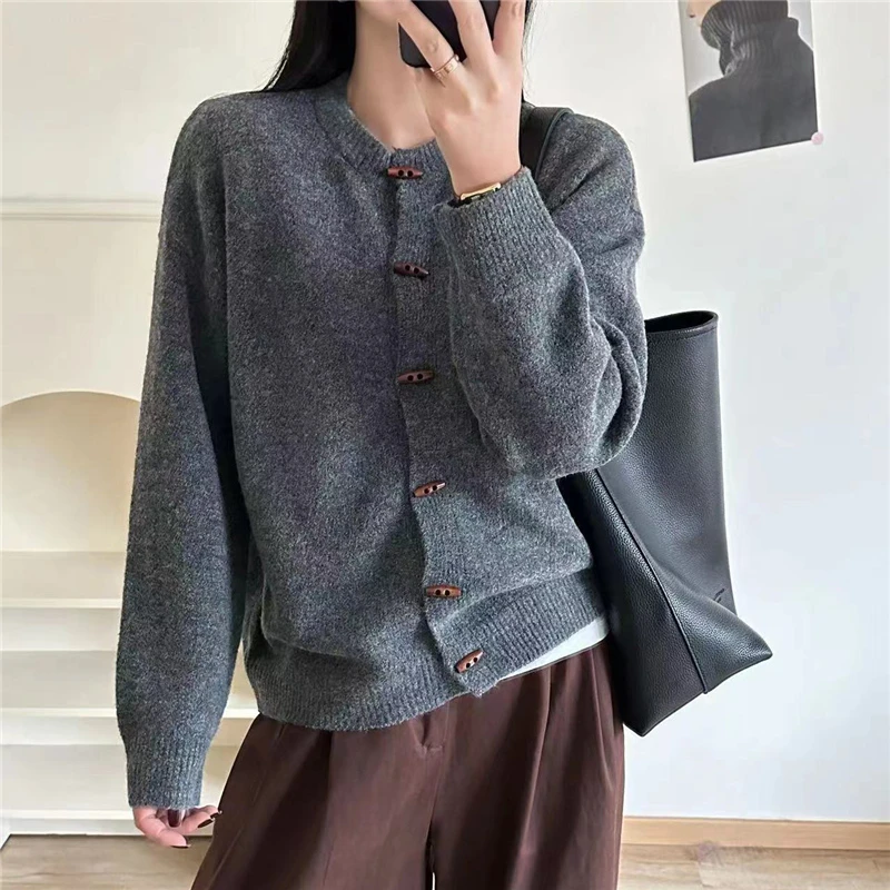 5888气质百搭毛衣针织套头女新款外搭洋气小个子上衣针织