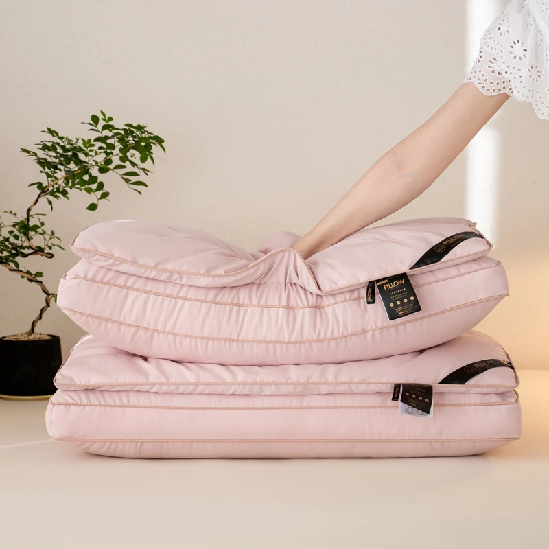 新款柔赛丝轻柔二合一枕芯成人家用软枕学生宿舍