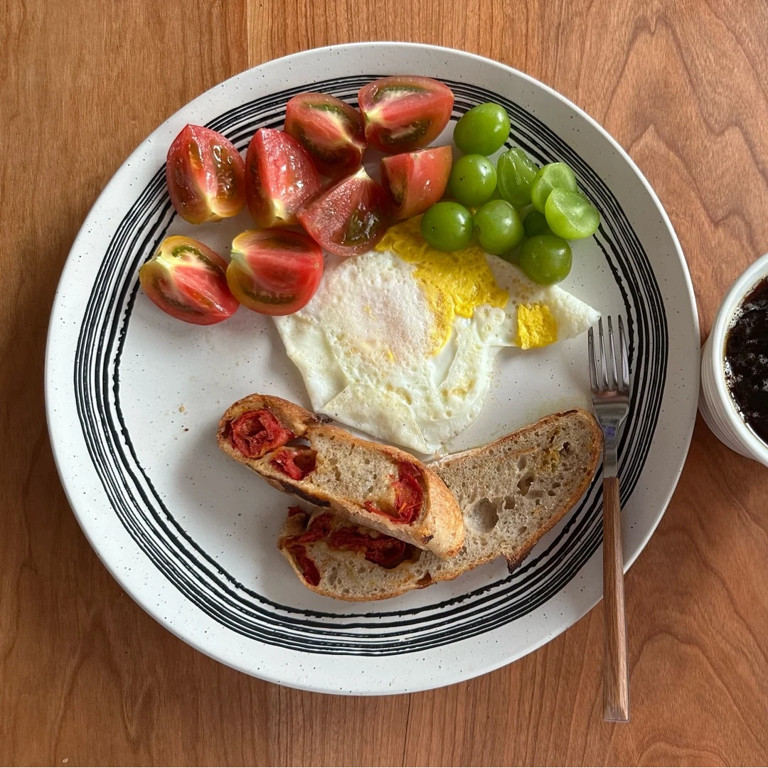 p116 ins风陶瓷盘线条西餐盘 微瑕 凑满20发货