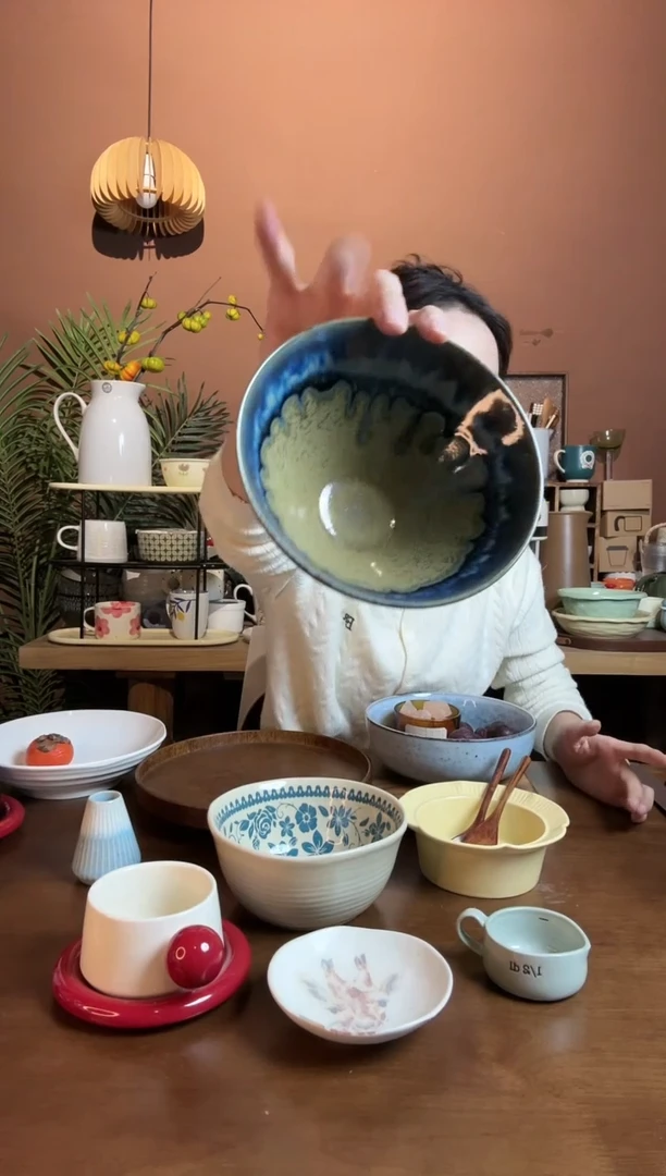 【闪购商品】碗斗笠碗窑变微瑕 凑满20发货