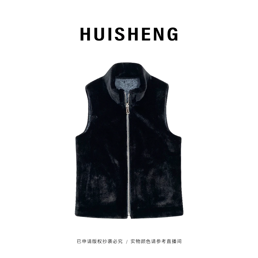 工厂直销海宁正品【双面穿】高端马甲冬季保暖外套百搭休闲轻奢舒适