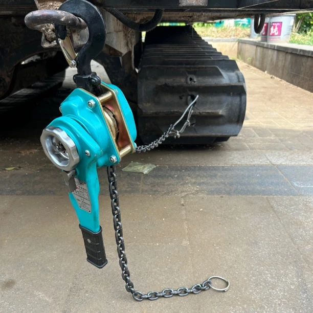 履带式收割机上履带扳动工具手扳葫芦起重倒链手摇吊机手动0.75吨