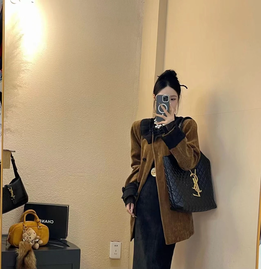 韩国东大门秋季新款高级感气质外套时尚休闲百搭设计感小众轻奢