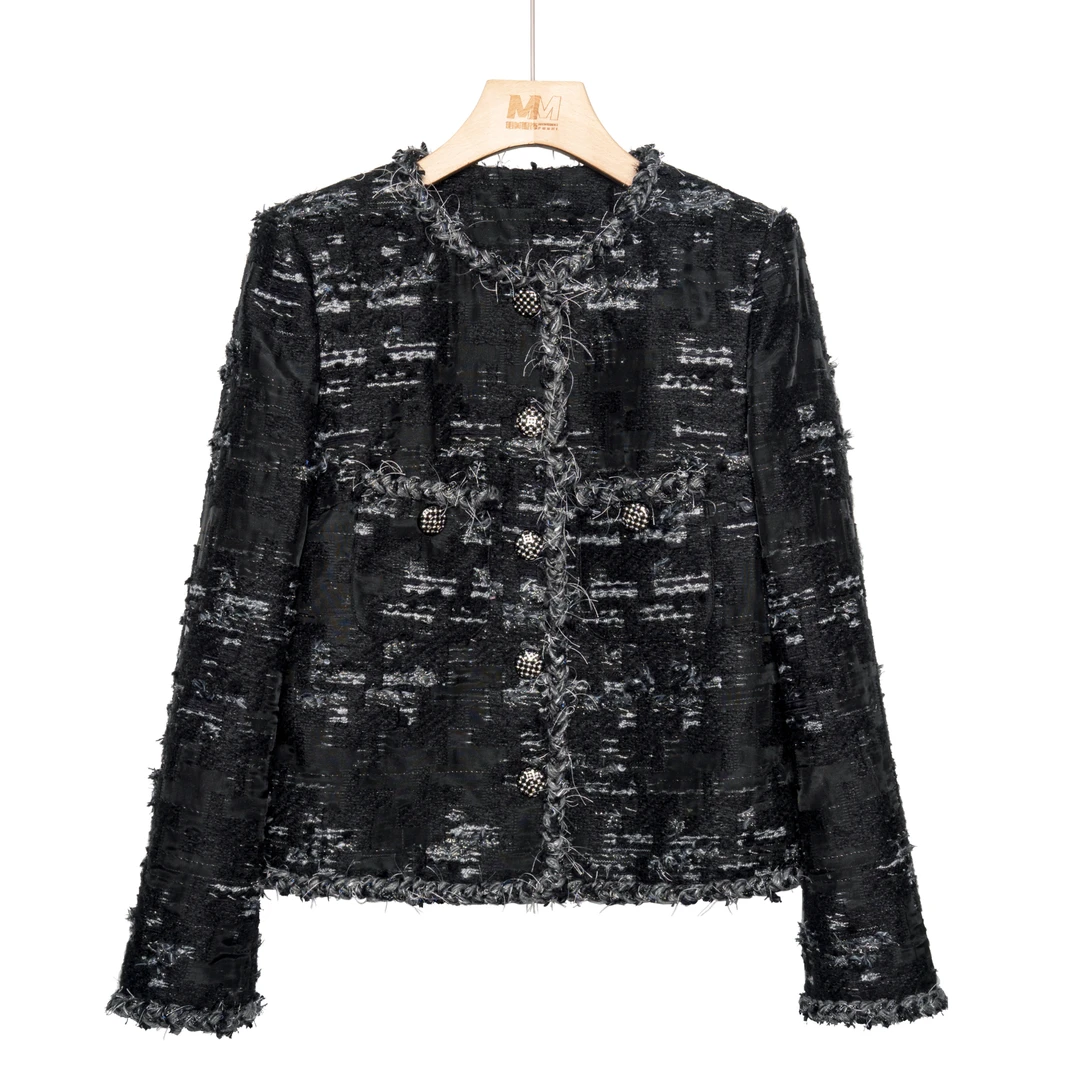 杭州超哥【马赛克】真丝小香风外套CO83436