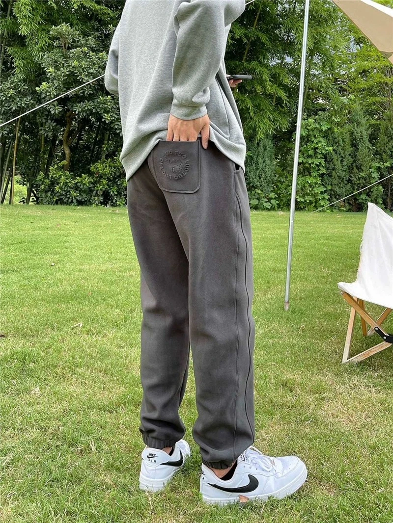 【林姐生活】时尚休闲保暖情侣防风运动裤