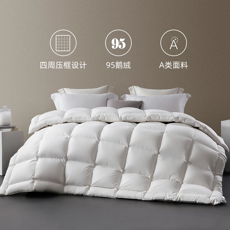 【直播间专供】【95%白鹅绒】独立保暖分区长白山羽绒被保暖厚被绒耀