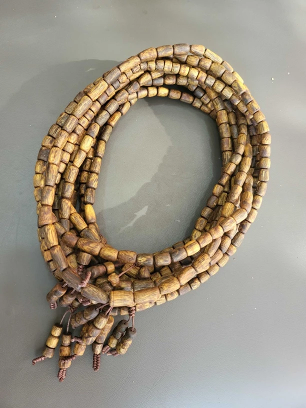 F10奇楠沉香桶珠多圈九九沉多样性发1