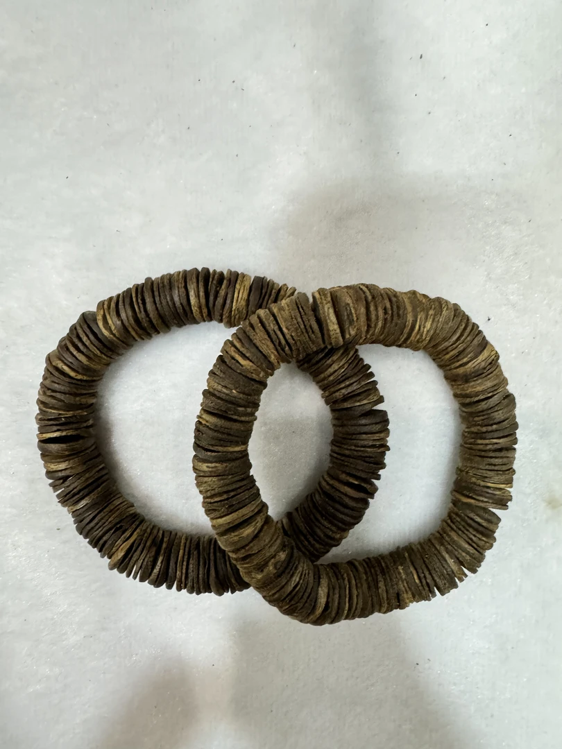 A9奇楠沉香沉水片珠单圈12克多样性发一