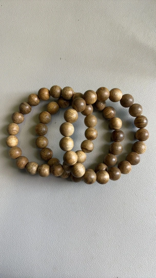 沉香E7天然沉香圆珠1.0单圈多样性发1