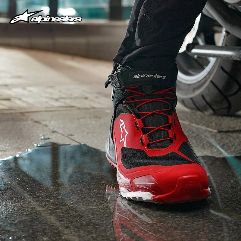 a星CR-X摩托车靴机车靴摩托车鞋骑士休闲骑行鞋机车鞋防水短靴男