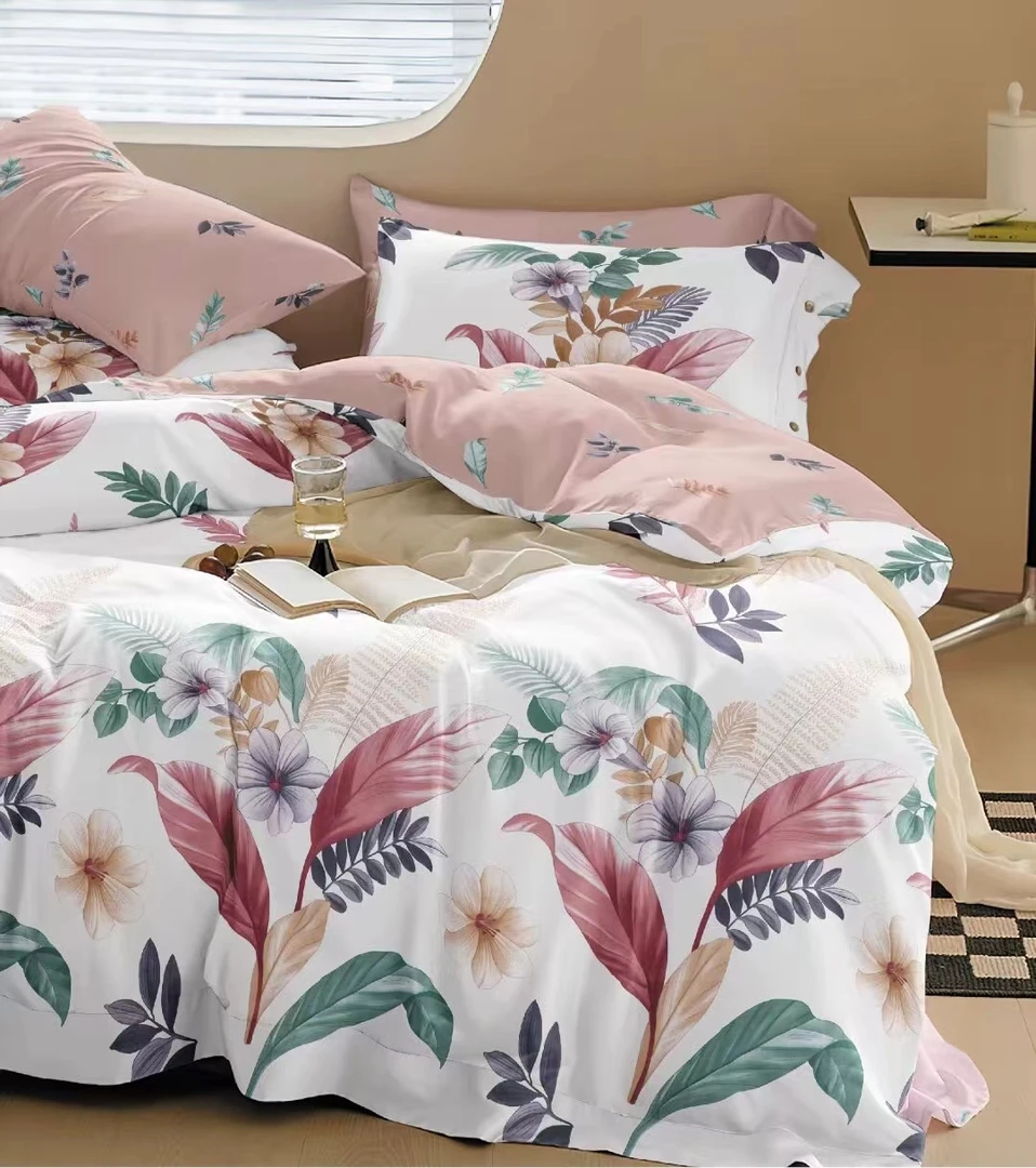 免费加工 全棉布料 花间赋 四季精梳斜纹棉 三米以上不加工送拉链