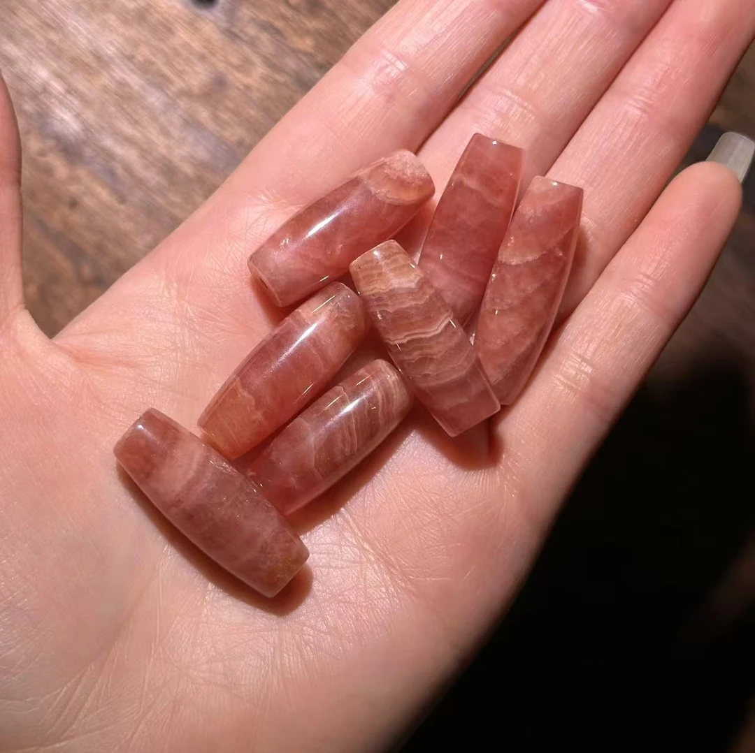 SJ0126 红纹石桶珠吊坠 多样性发其一