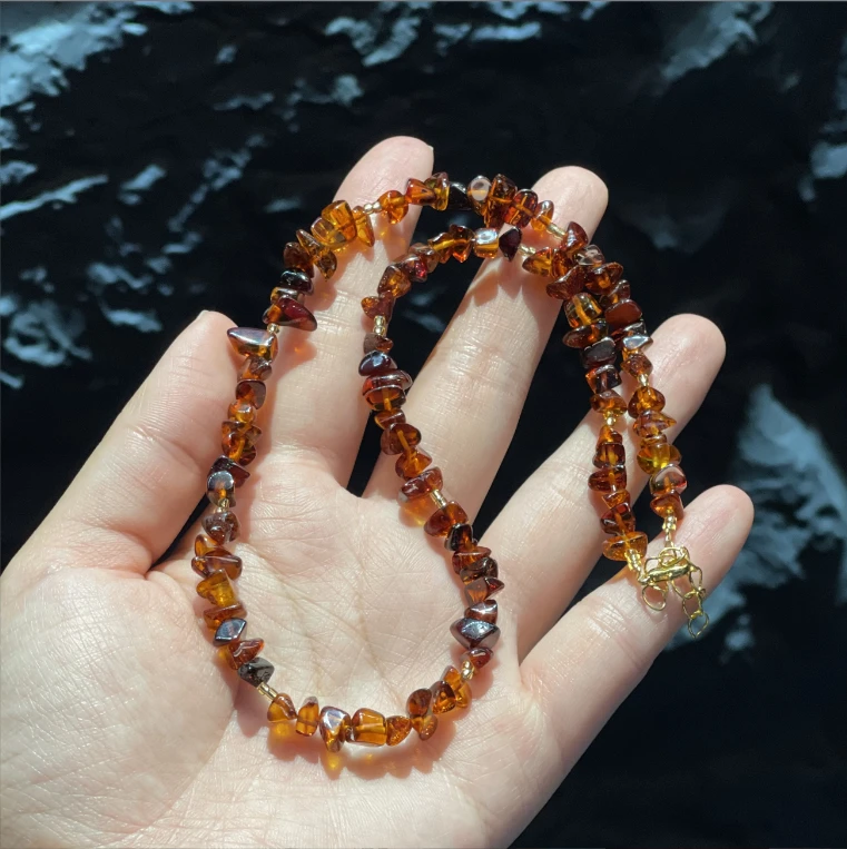 ZZ2032 琥珀随行项链 多样性发其一