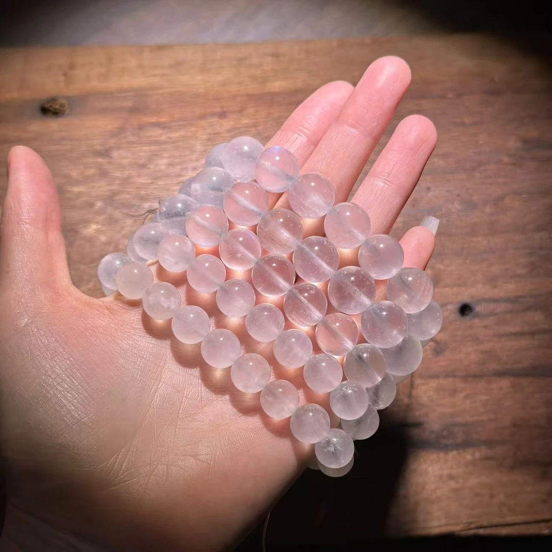 YS9862 月光石圆珠手链 多样性发其一