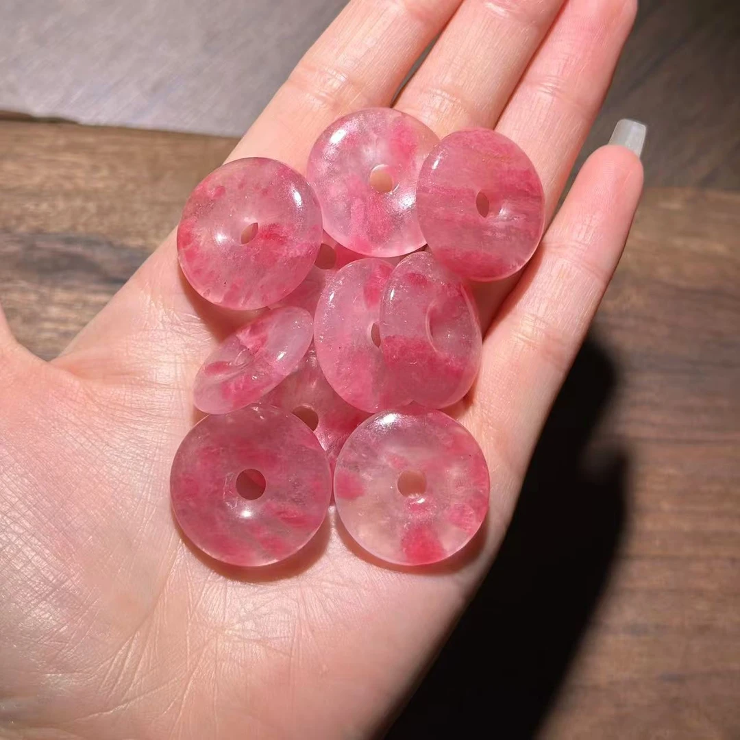 SJ0461 蔷薇平安扣吊坠 多样性发其一