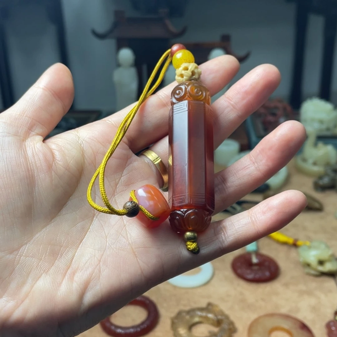 【闪购商品】玛瑙/玉髓颈饰未镶嵌鹿**王