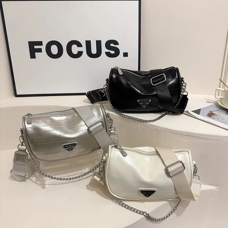 女士单肩休闲时尚洋气网红潮流韩版个性小包包小众夏季百搭3576