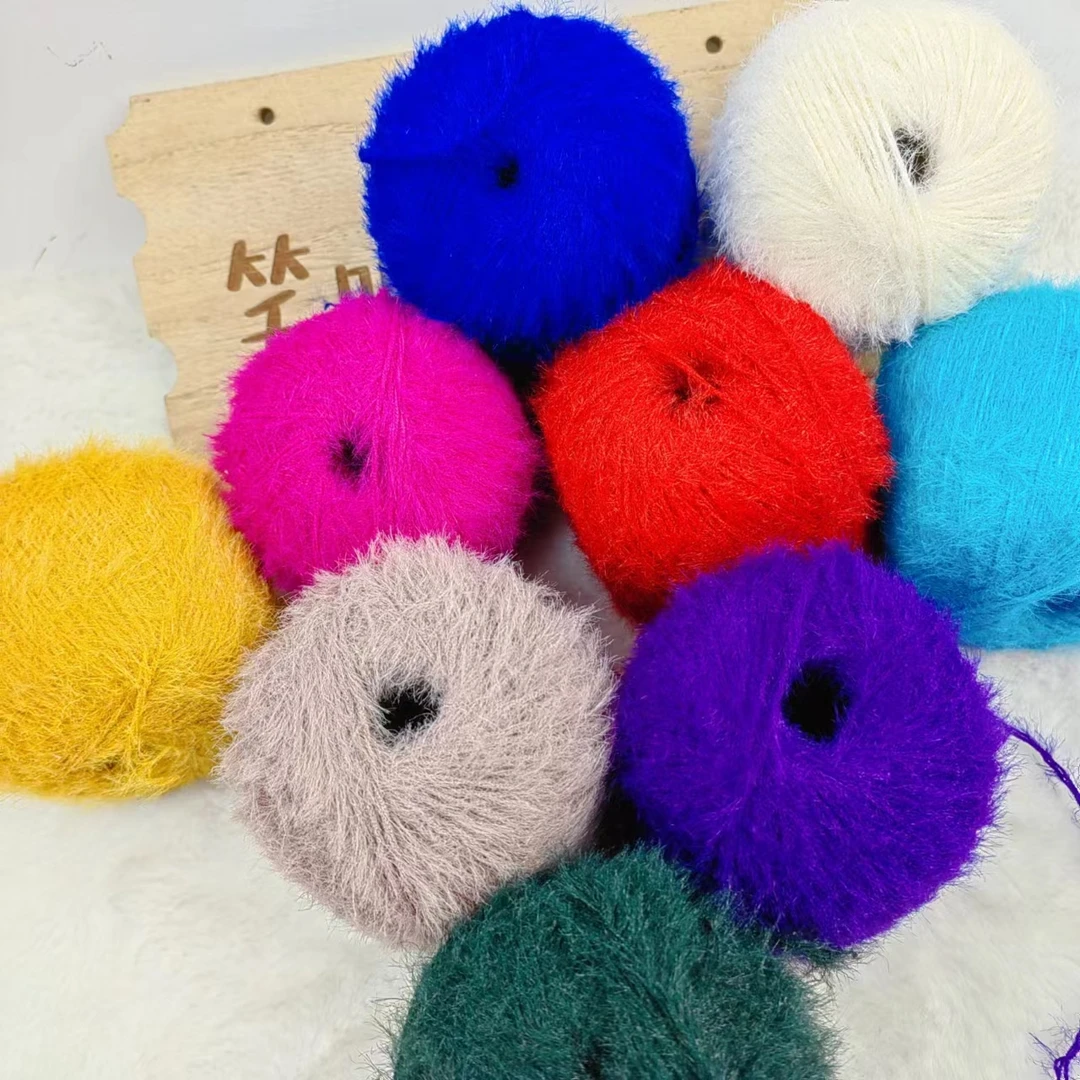 手编真丝裘皮绒仿皮草手工亲肤织