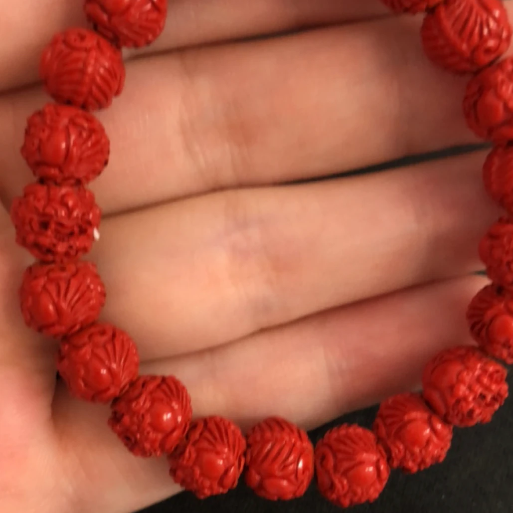 天然辰砂天然朱砂手串