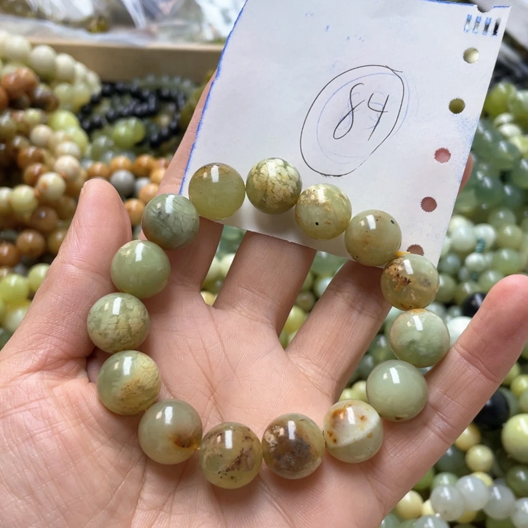 蛇纹石玉手链未镶嵌