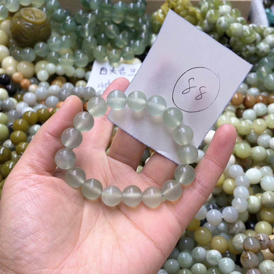 蛇纹石玉手链未镶嵌