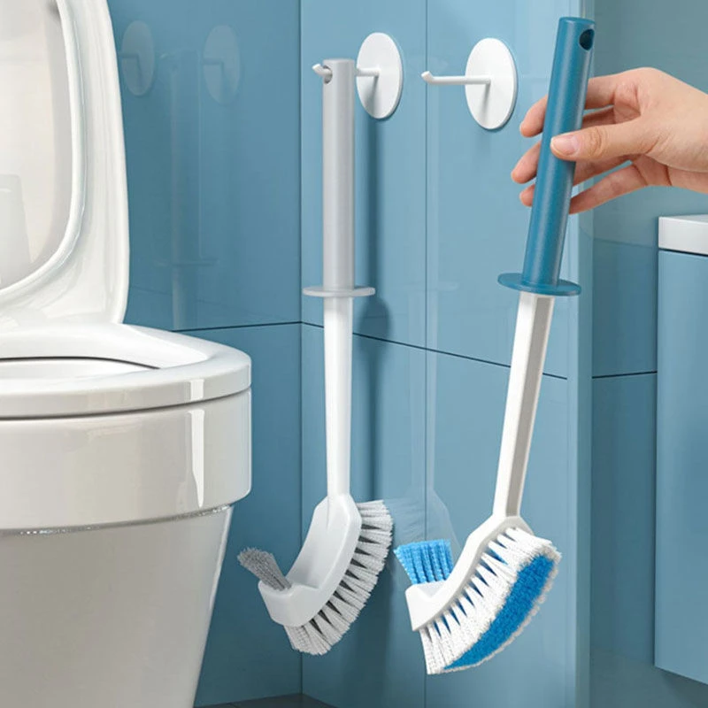 马桶刷子无死角家用清洁洗厕所壁挂墙式长柄刷子卫生间神器套装