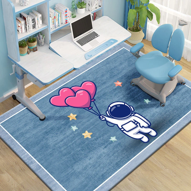 客厅书房隔音地毯椅子学习桌转椅下面地垫儿童房卧室垫子床边地毯