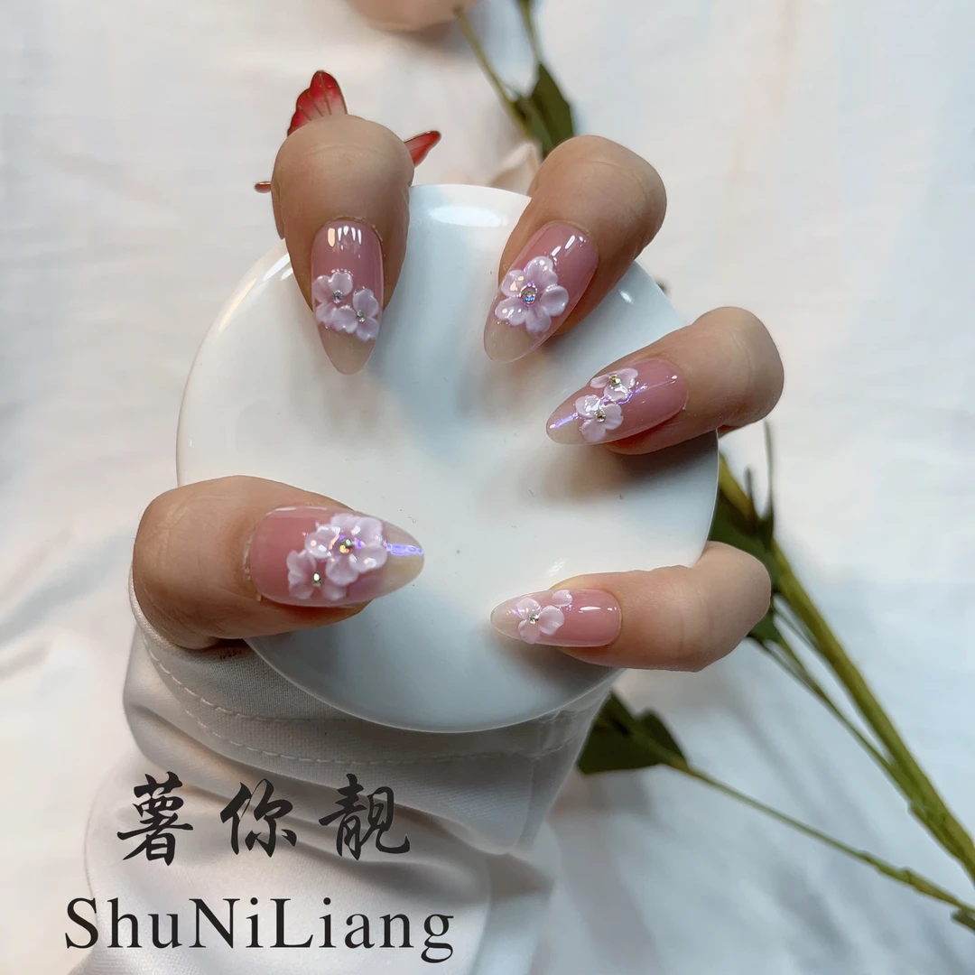 【LS072幻想曲】薯你靓 品牌 原创设计 纯手工雕花穿戴甲