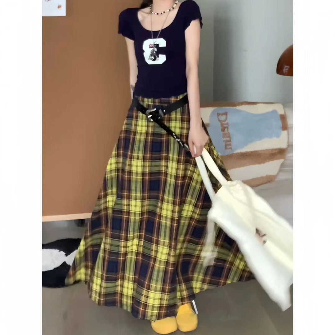 3号休闲印花T恤短款方圆领木耳边显瘦百搭修身