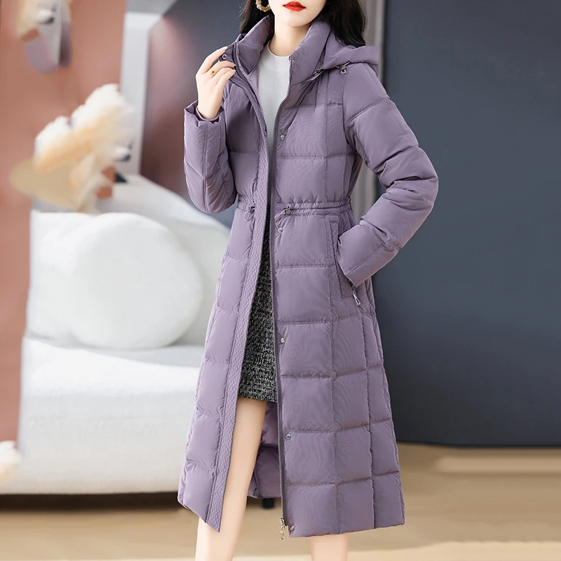 2025新款棉衣女长款过膝加厚大码棉服女修身显瘦保暖冬季女士时尚