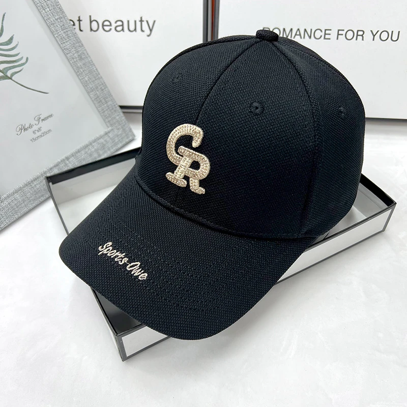 新款棒球帽韩版字母休闲百搭遮阳帽男女同款显脸时尚潮流鸭舌帽