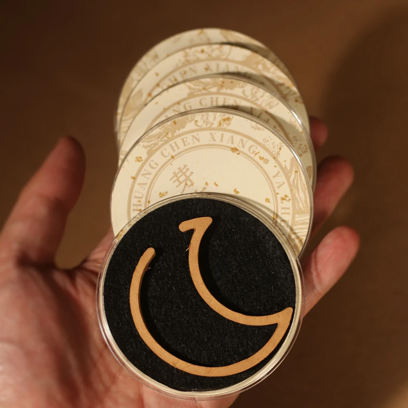 【郑师傅】芽庄沉香盘香（月亮款） 天然香 卧室客厅家居手工香薰