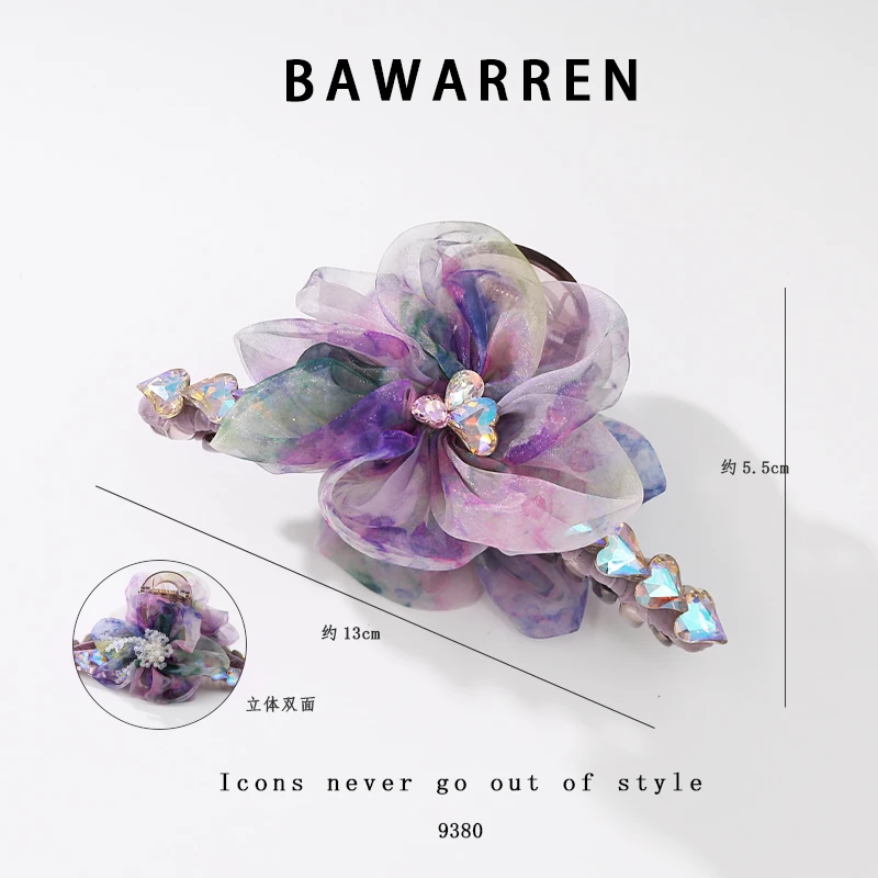 Bawarren9380-发夹饰品发卡发饰韩版顶夹刘海夹