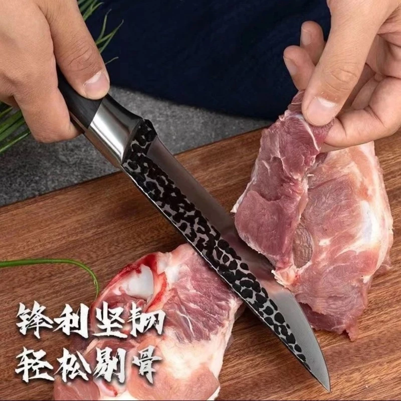 新疆包邮 锻打剔骨刀 屠宰刀 剥皮专用刀锋利家用多功能烧烤 手工