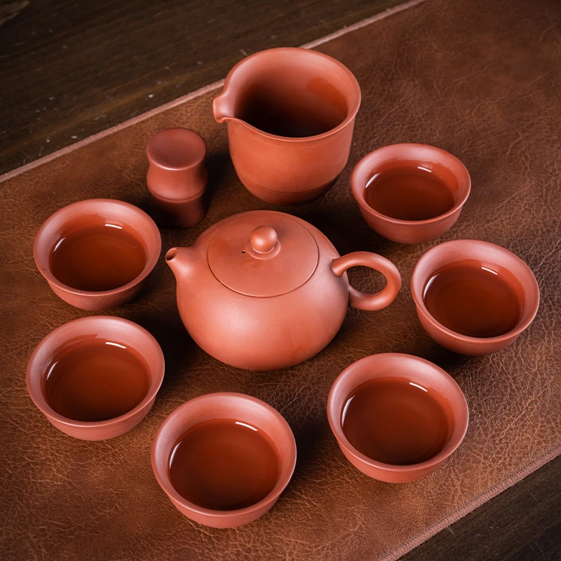 紫砂茶具套装吉祥如意泡茶套装用品