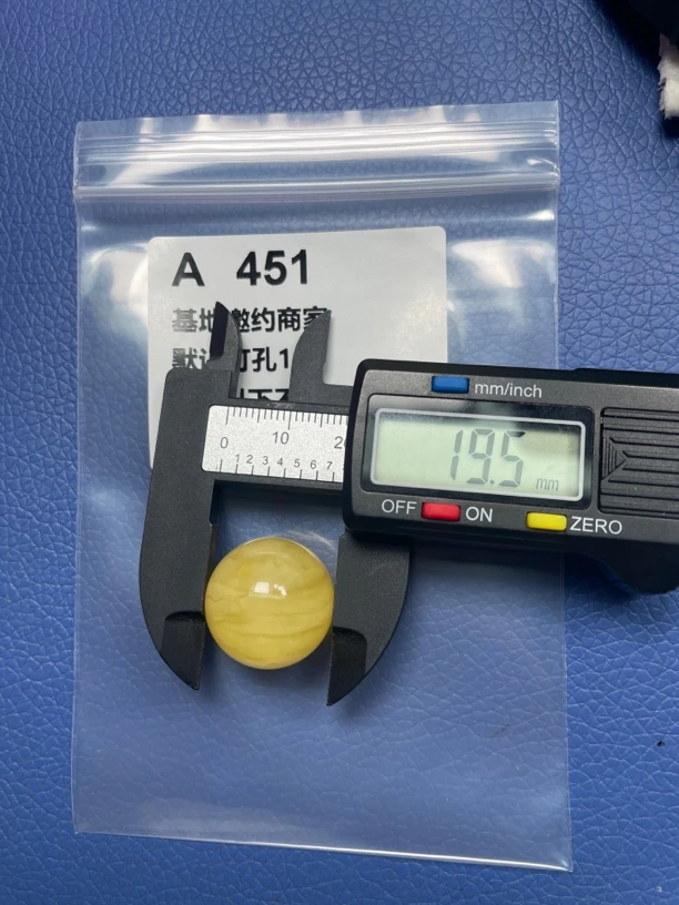 天然原矿琥珀蜜蜡19.5mm全品