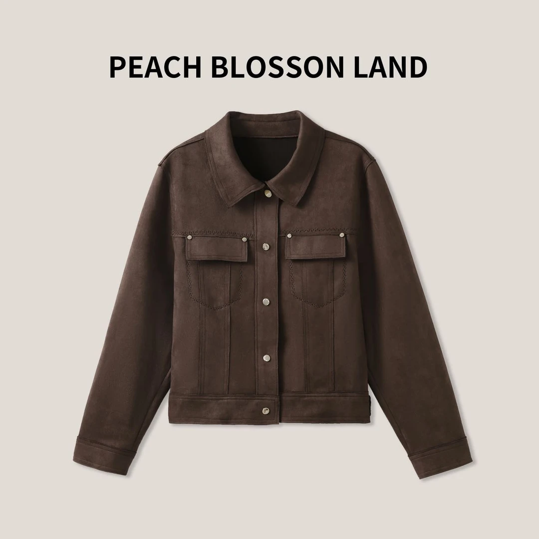 Y新款纯色夹克外套女时尚潮流上衣824103