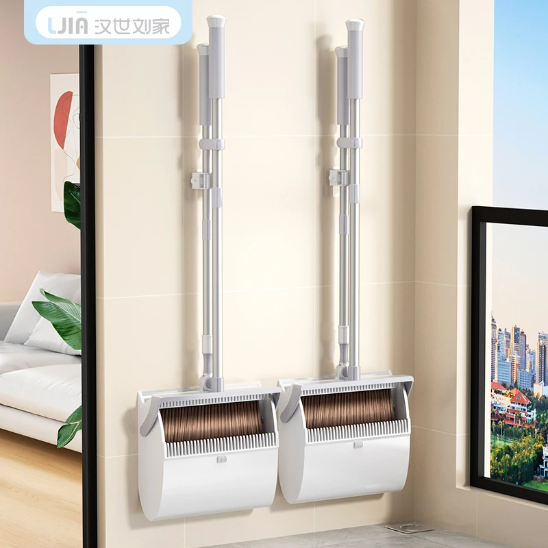 汉世刘家扫把簸箕套装组合家用扫地神器防风可折叠软毛扫帚垃圾铲