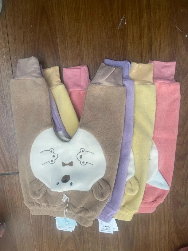 奥利绒造型pp裤加绒儿童婴儿